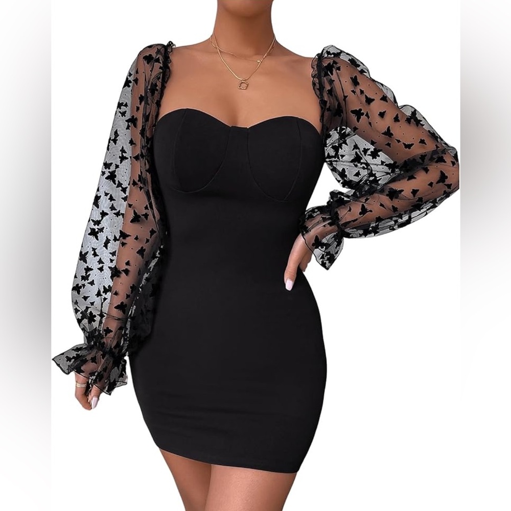 ‼️LAST CHANCE‼️ Butterfly sleeve dress